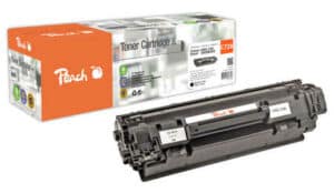 Peach C728bk Tonermodul bk ersetzt Canon CRG-728 bk