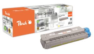 Peach O4431/28/34/4391 Tonermodul ye ersetzt OKI 44315305 für z.B. OKI C 610 CDN