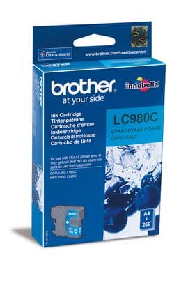 Brother B980C cy - Brother LC-980C für z.B. Brother DCP -145 C