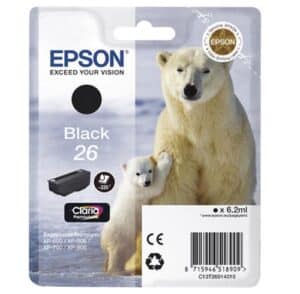 Epson E26bk bk - Epson No. 26 bk