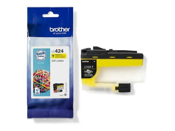 Brother B424 y - Brother LC424Y für z.B. Brother DCPJ 1200 W