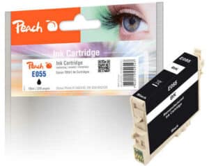 Peach E551bk Druckerpatrone bk ersetzt Epson T0551 bk