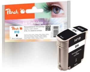 Peach H10bk Druckerpatrone bk ersetzt HP No. 10 bk