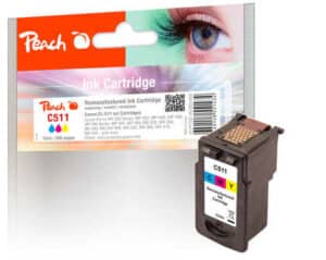 Peach C511C Druckkopf col ersetzt Canon CL-511C