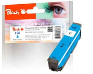 Peach E26c Druckerpatrone cy ersetzt Epson No. 26 c