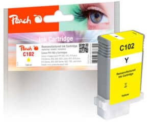 Peach C102Y XL-Druckerpatrone ye ersetzt Canon PFI-102Y