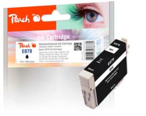 Peach E791BK Druckerpatrone XL bk ersetzt Epson T0791BK