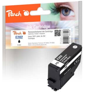 Peach E2F1 Druckerpatrone bkph ersetzt Epson T02F1