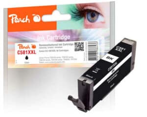 Peach C581XXLBK Druckerpatrone XXL bkph ersetzt Canon CLI-581XXLBK