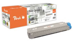 Peach O448445 Tonermodul bk ersetzt OKI 44844508 für z.B. OKI C 831 CDTN