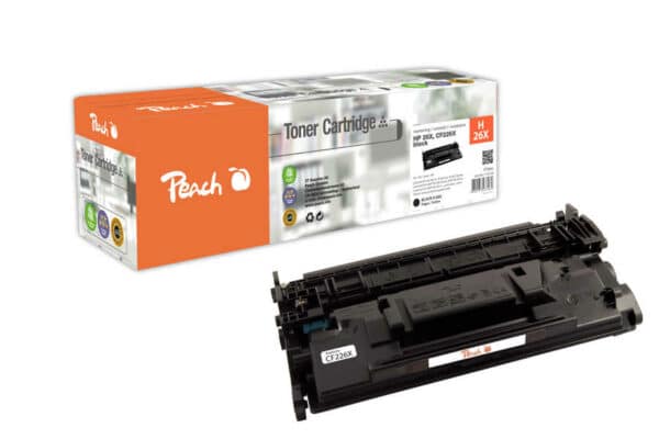 Peach H26A Tonermodul bk ersetzt HP No. 26A