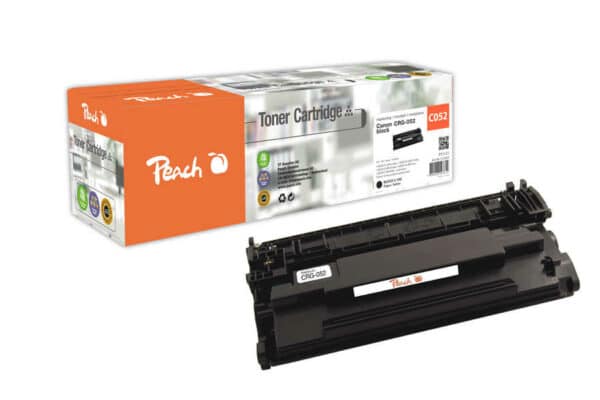 Peach H052bk Tonermodul bk ersetzt Canon CRG-052 bk