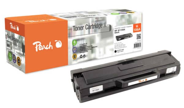 Peach H106A Tonermodul bk ersetzt HP No. 106A