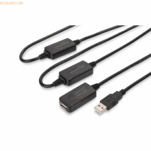 Assmann DIGITUS USB 2.0 Repeater Kabel USB A male / A female