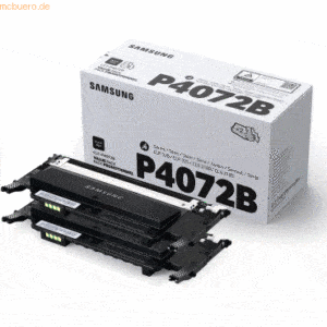 Hewlett Packard HP Samsung Toner CLT-P4072B schwarz Twin Pack (ca. 3.0