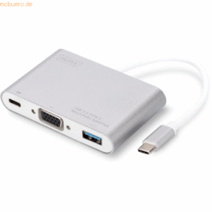 Assmann DIGITUS USB 3.0 Typ C VGA Multiport Adapter