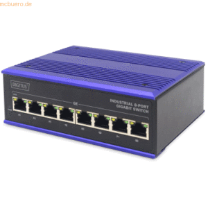 Assmann DIGITUS DN-651119 Industrieller 8-Port Gigabit Switch