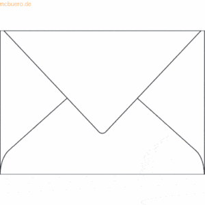 Clairefontaine Briefumschlag C5 120g/qm weiß VE=20 Stück