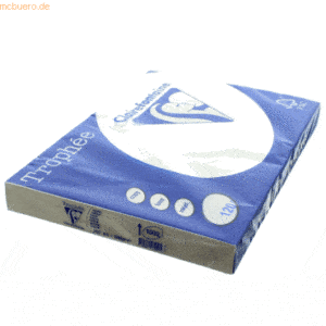 5 x Clairefontaine Kopierpapier Trophee A3 120g/qm VE=250 Blatt elfenb