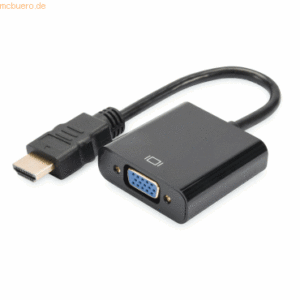 Assmann DIGITUS HDMI auf VGA Konverter Adapter Typ A - VGA (D-Sub)