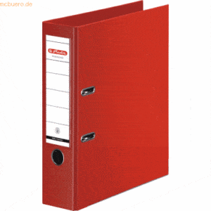 Herlitz Ordner Kunststoff A4 maX.file protect plus 80mm rot