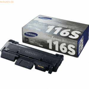 Hewlett Packard HP Samsung Toner MLT-D116S Schwarz (ca 1.200 Seiten)