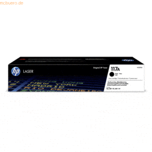 Hewlett Packard HP Toner 117A Schwarz (ca. 1.000 Seiten)