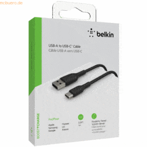 Belkin Belkin USB-C/USB-A Kabel ummantelt