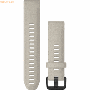 Garmin Garmin Ersatzarmband QuickFit20 Silikon Beige/Schiefergrau