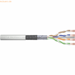 Assmann DIGITUS CAT 6 SF-UTP Roh-Patchkabel 305m Box Grau