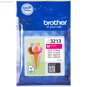 Brother Brother Tintenpatrone LC-3213M Magenta (ca. 400 Seiten)