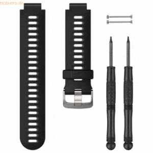 Garmin Garmin Ersatzarmband Schwarzes/Graues aus Silikon