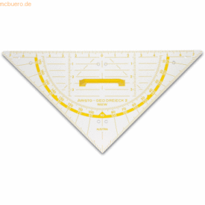 Aristo Dreieck für Wandtafel Kunststoff 80cm transparent
