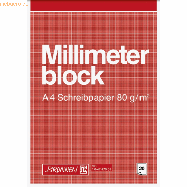 X Brunnen Millimeterblock A G Qm Blatt Rotbraun Hier Online