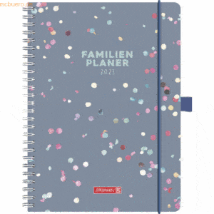 Brunnen Familienplaner A5 1 Woche/2 Seiten Hardcover-Einband Confetti