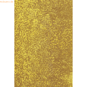 5 x Heyda Holografie-Klebefolie 100x50cm gold