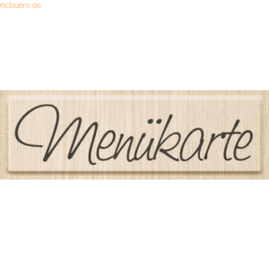 Heyda Motivstempel 'Menükarte' 8