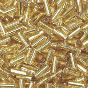 5 x Knorr prandell Rocailles 9x2 mm gold VE=10g