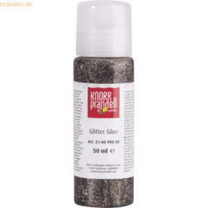 6 x Knorr prandell Glitter Glue 50 ml bunt