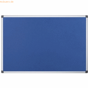 Bi-Office Filztafel Maya Aluminiumrahmen 120x120cm blau