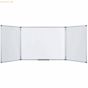 Bi-Office Whiteboard Trio Maya emailliert magnethaftend 120x90cm