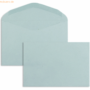 Blanke Briefumschläge C6 75g/qm gummiert VE=1000 Stück blau