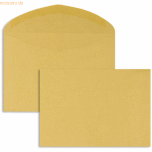 Blanke Briefumschläge C6 80g/qm gummiert VE=1000 Stück gelb