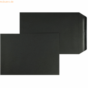 Blanke Versandtaschen 220x312mm 120g/qm gummiert VE=100 Stück schwarz