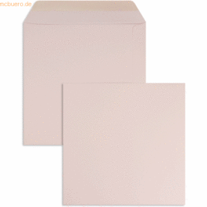 Blanke Briefumschläge 220x220mm 120g/qm gummiert VE=100 Stück zartrosa