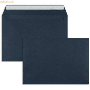 Blanke Briefumschläge C5 120g/qm haftklebend VE=100 Stück royalblau