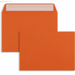 Blanke Briefumschläge C4 120g/qm haftklebend VE=100 Stück orange