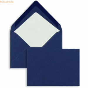 Blanke Briefumschläge 135x192mm 100g/qm gummiert VE=100 Stück jeans