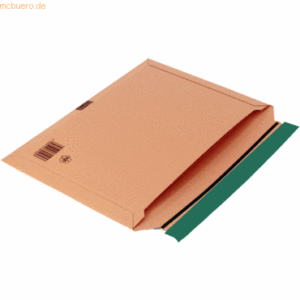 Blanke Vollpapptaschen braun 293x412x32mm Wellpappe Haftklebung VE=100