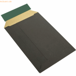 Blanke Vollpapptaschen schwarz 295x375x32mm Vollpappe Haftklebung VE=1